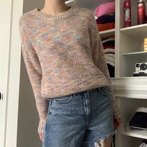 PASTEL GAP KNIT SWEATER
